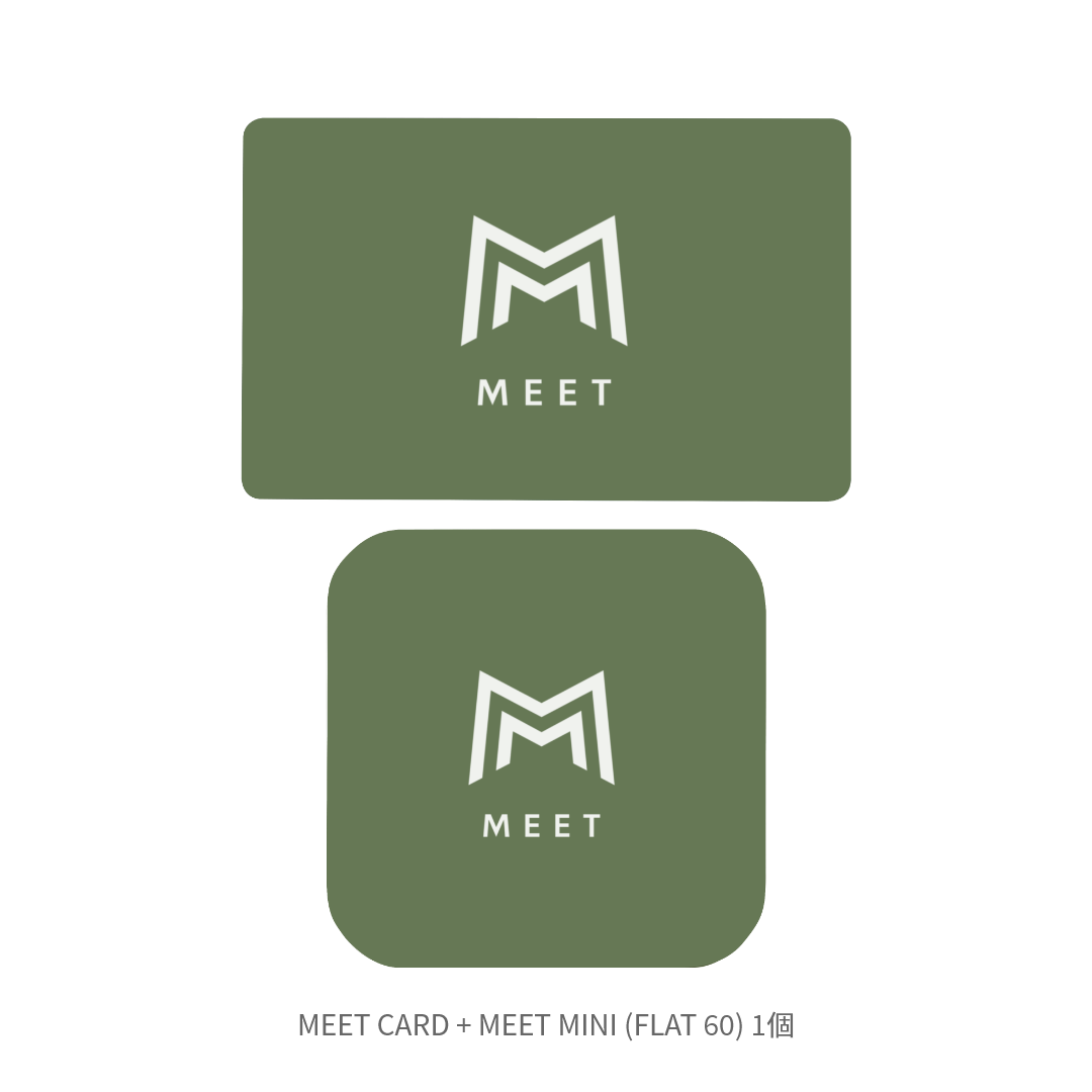 MEET CARD+FLAT セット