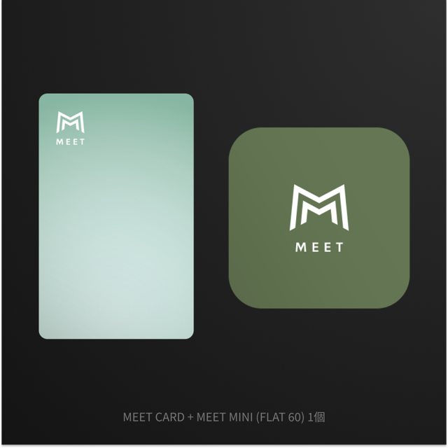 MEET CARD+FLAT セット