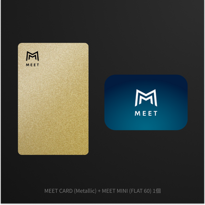 MEET CARD+SUPER FLAT セット
