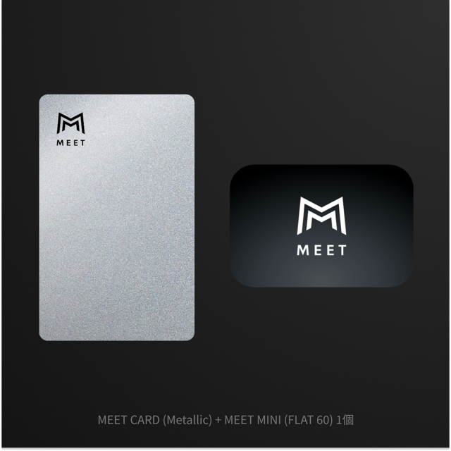 MEET CARD+SUPER FLAT セット