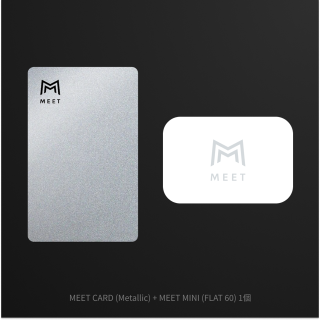 MEET CARD+SUPER FLAT セット