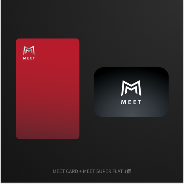 MEET CARD+SUPER FLAT セット