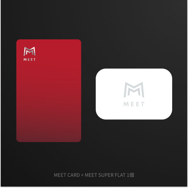 MEET CARD+SUPER FLAT セット