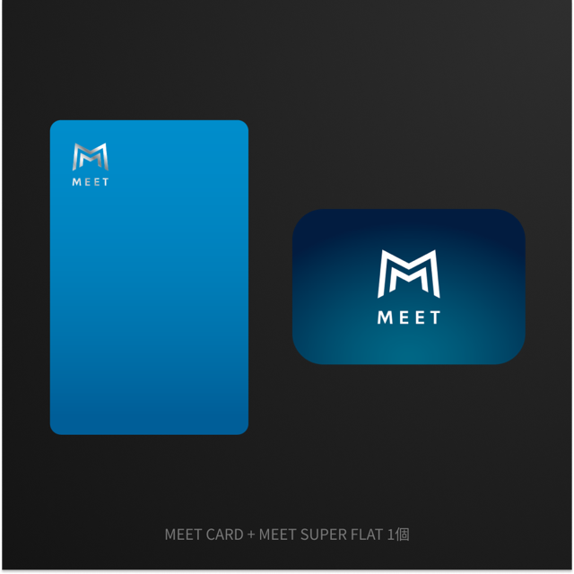 MEET CARD+SUPER FLAT セット