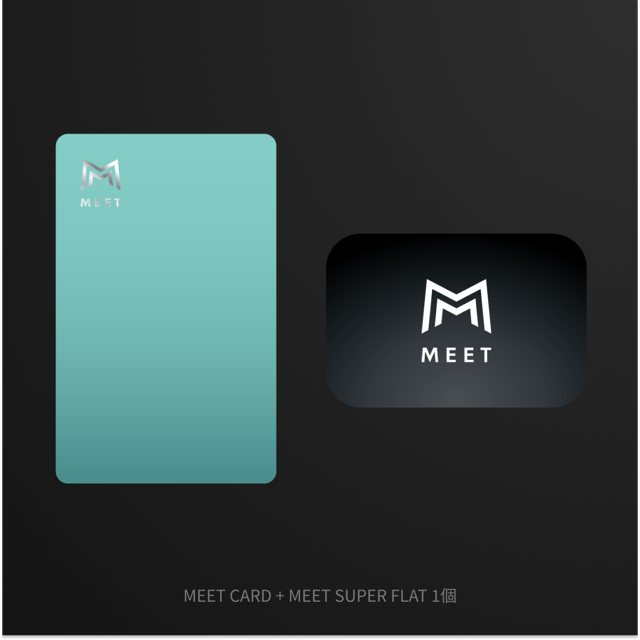 MEET CARD+SUPER FLAT セット