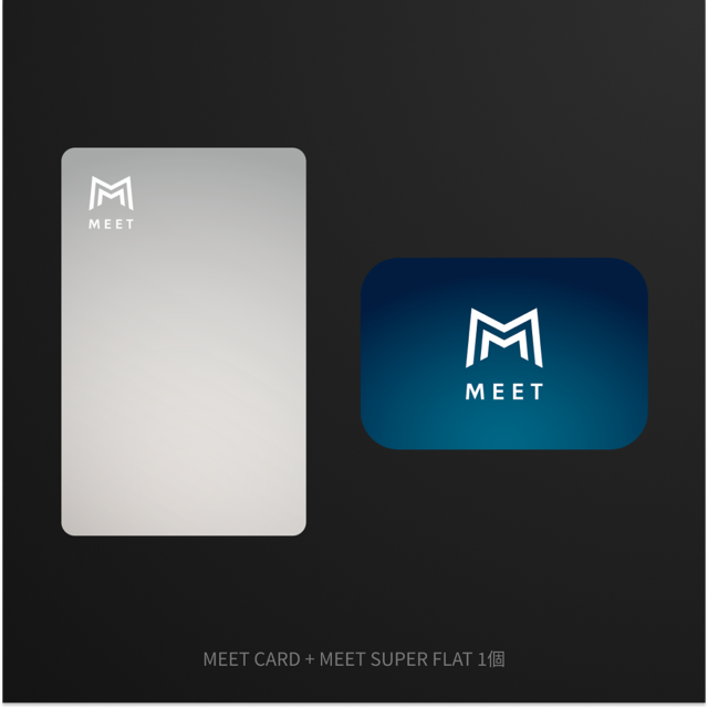 MEET CARD+SUPER FLAT セット