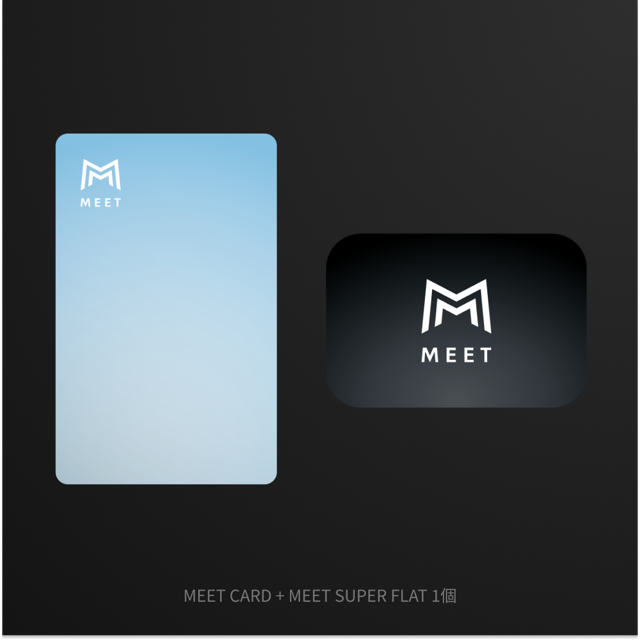 MEET CARD+SUPER FLAT セット