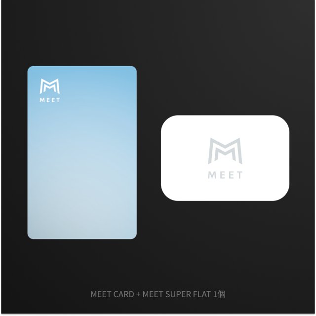 MEET CARD+SUPER FLAT セット