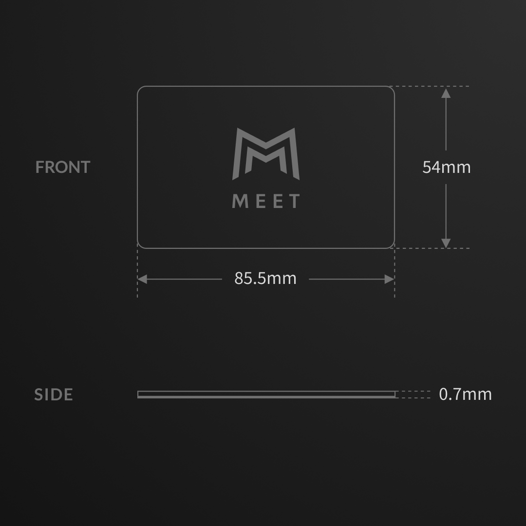 MEET CARD+SUPER FLAT セット